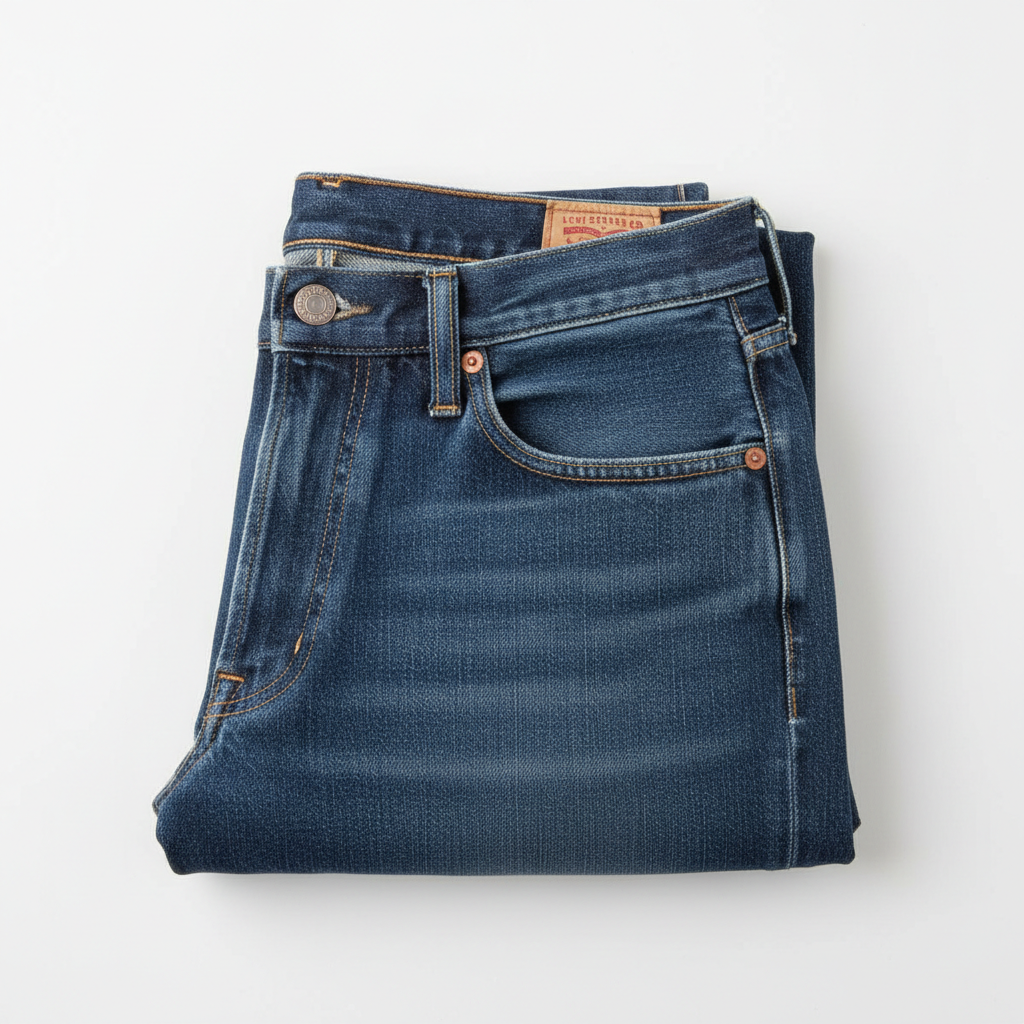 Levi's 501 Original Straight Fit Denim Pantolon - Klasik Mavi